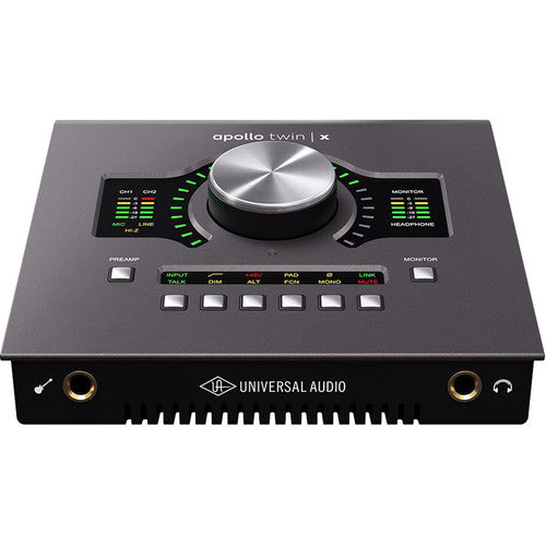 Universal Audio Apollo Twin X DUO Thunderbolt 3 Desktop Audio Interface with Real Time UAD Processing