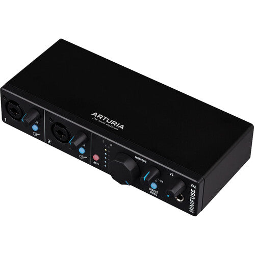 Arturia MiniFuse 2 Portable 2x2 USB Type-C Audio/MIDI Interface (Black)