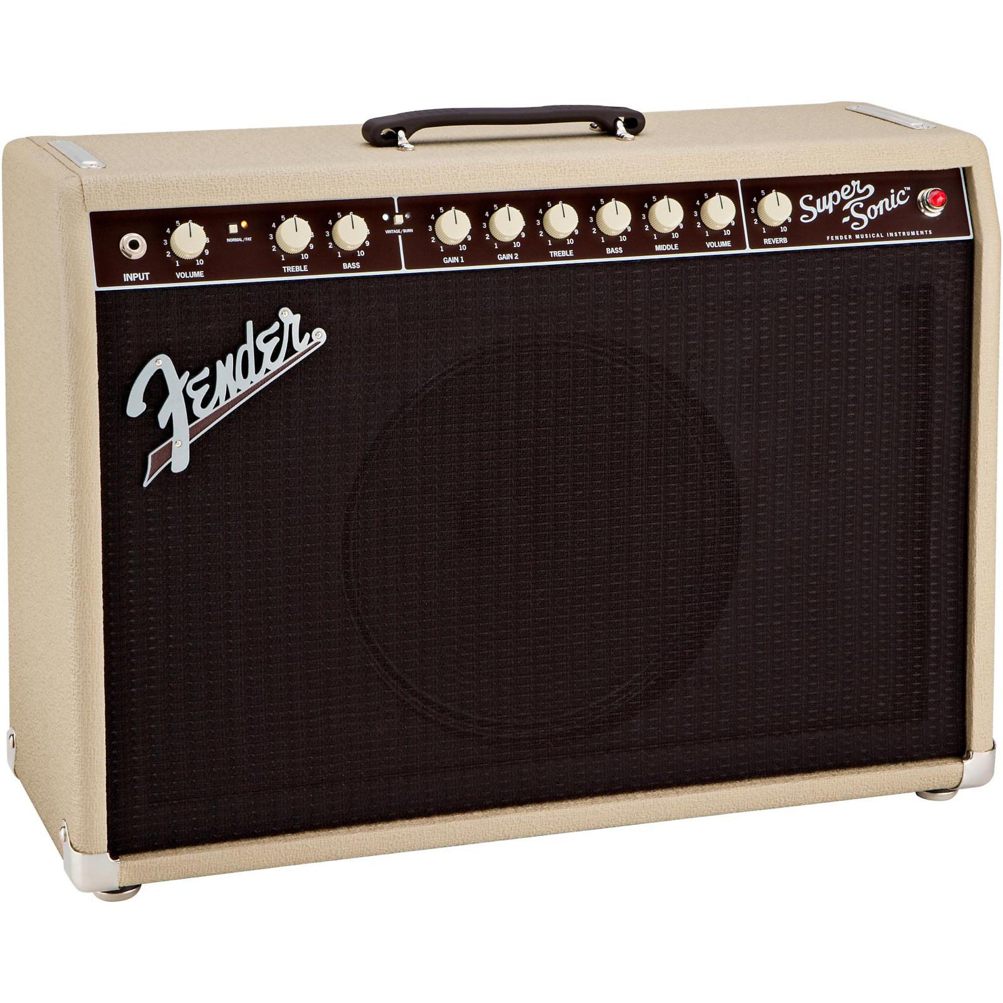 Fender Super Sonic 22 Watt All Tube Guitar Combo Amp - Blonde