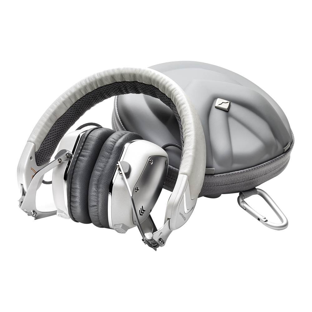 V-MODA - XS Wired On-Ear Headphones - White Silver