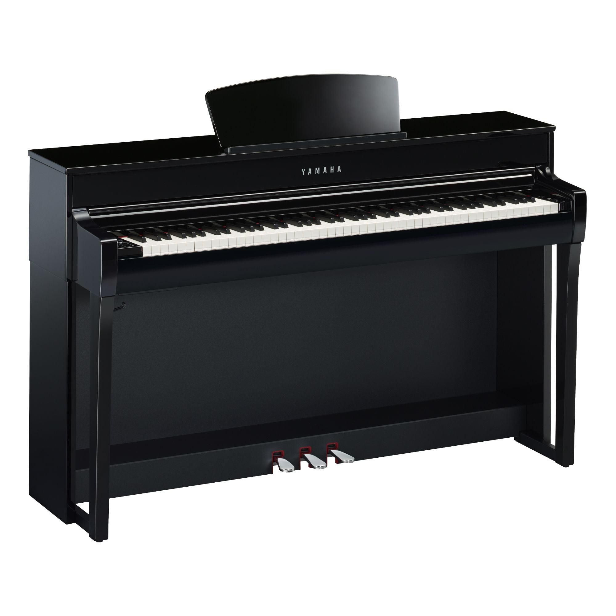 Yamaha Clavinova CLP-735 Digital Upright Piano with Bench - Polished Ebony