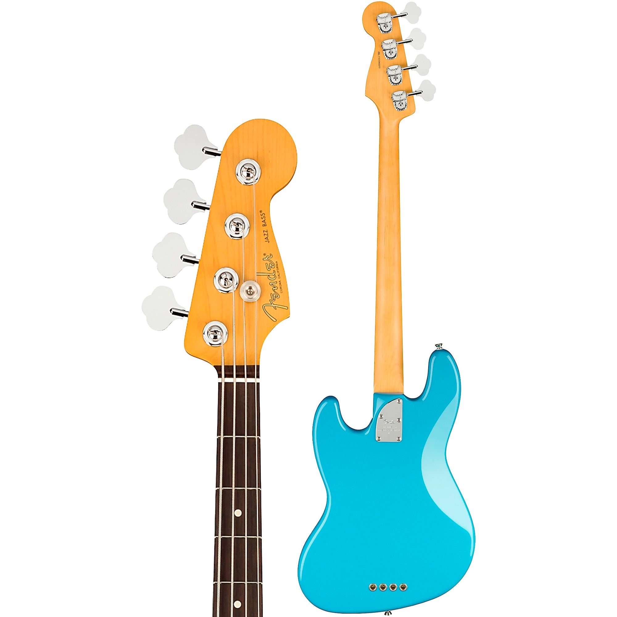 Fender American Professional II Jazz Bass, Rosewood Fingerboard- Miami Blue