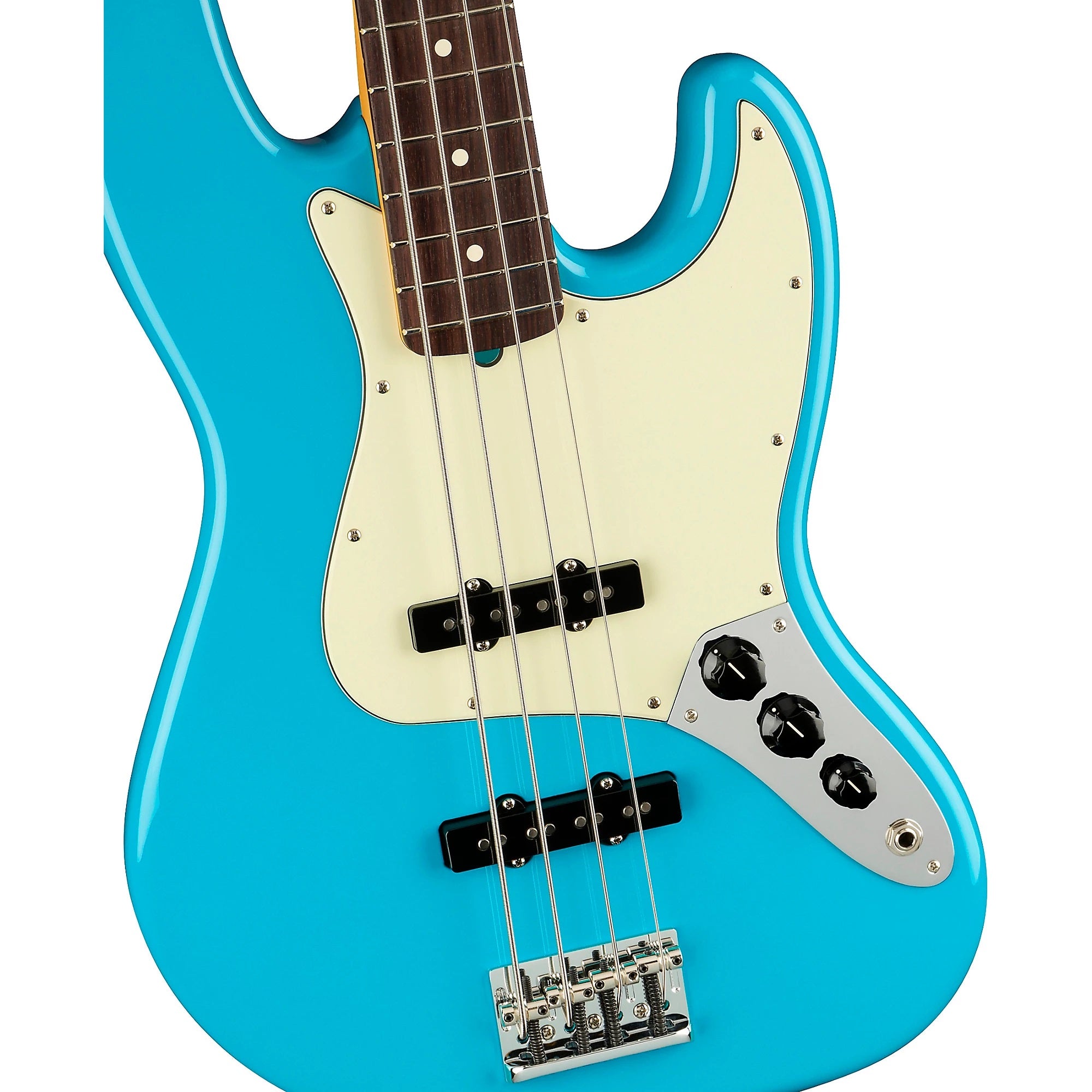 Fender American Professional II Jazz Bass, Rosewood Fingerboard- Miami Blue