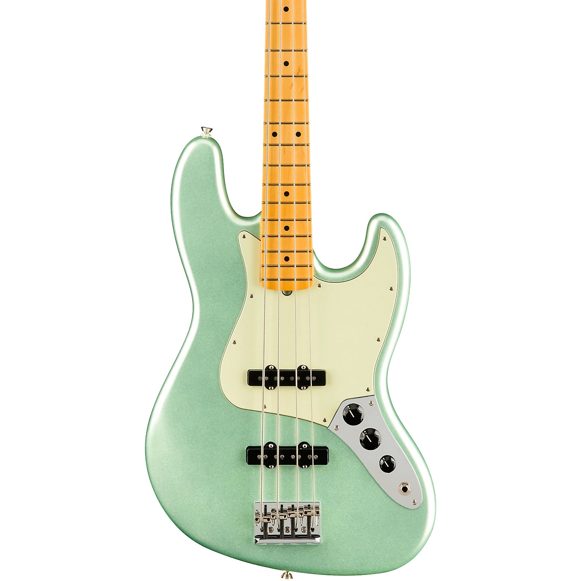 Fender American Professional II Jazz Bass Maple Fingerboard Mystic Surf Green