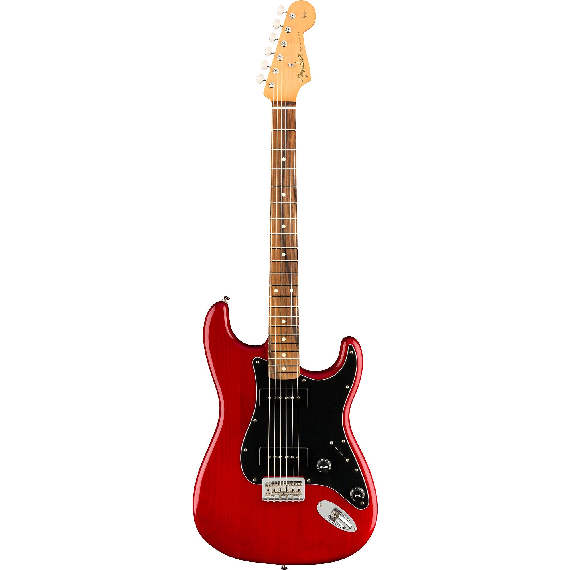 Fender Noventa Stratocaster Electric Guitar Crimson Red Transparent