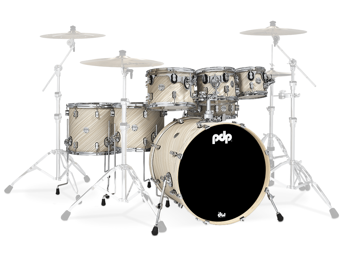 PDP Concept Maple 7 Piece Shell Pack - Twisted Ivory Finishply