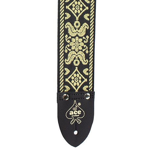D'Andrea Ace Guitar Straps ACE-6 Red Peace-Dove ギターストラップ〈エース〉 売れ筋新商品 - ギター 、ベース用パーツ、アクセサリー