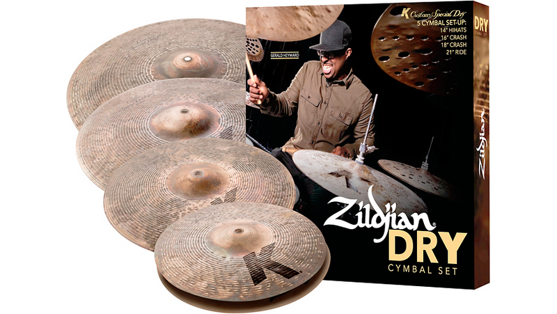 Zildjian K Custom Cymbal Pack, 14" pair, 16", 18", 21" (KCSP4681) - 4