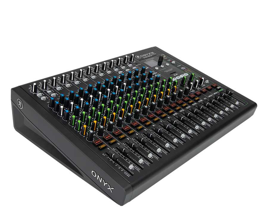 Mackie Onyx16 16-channel Analog Mixer with Multi-Track USB